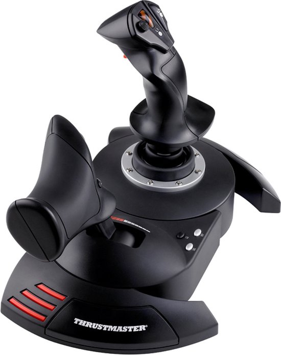 Thrustmaster T.Flight HOTAS X, joystick en throttle met dubbel roersysteem, drukknoppen en programmeerbare assen, draaigreep, PC/USB-compatibel - Thrustmaster