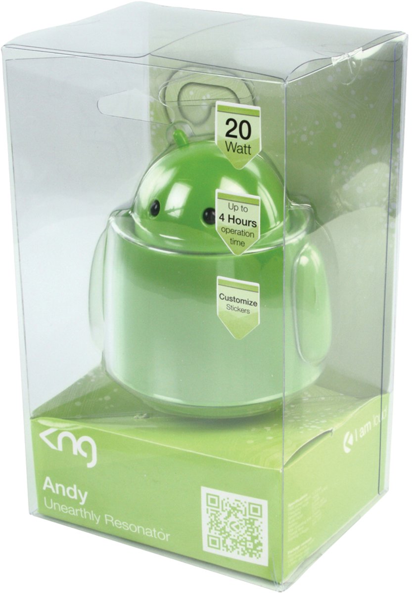 KNG Andy - Unearthly Resonator (groen) Portable Speaker