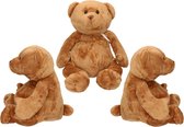 3x stuks happy horse knuffel beer Boris 32 cm - Teddy beren knuffels - dieren speelgoed