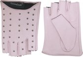 Laimböck Zapopan - Leren dames handschoenen zonder toppen Color: Light Pink, Size: 8