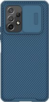 Telefoonhoesje geschikt voor Samsung Galaxy A73 5G - Nillkin CamShield Pro Case - Blauw