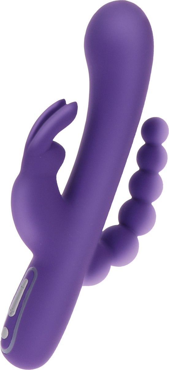 Goedkoopste TOY JOY - SILICONE USB TRIPLE PLEASURE VIBRATOR
