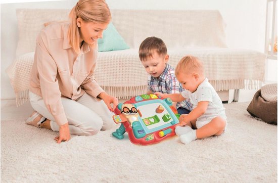 Baby Clementoni Baby Schoolbord - Babyspeelgoed - Tekenbord - Magnetisch tekenbord - Vanaf 18 maanden van Clementoni — afbeelding 4