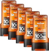 L'Oreal Men Expert Showergel - Body / Face / Hair Hydra Energetic 5x300 ml