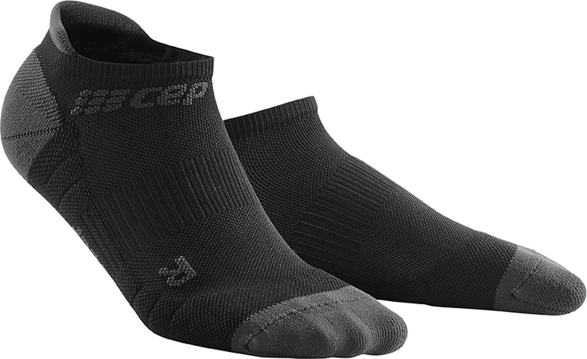 Cep Ultralight Compression no show Socks Women - Black/Darkgrey, 4