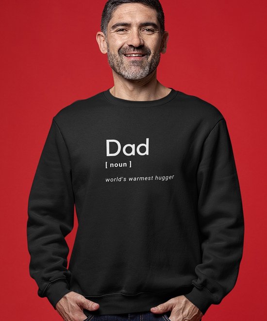 Vaderdag Trui Dad Noun | Kleur Zwart | Maat 4XL | Vaderdag Kados / Cadeautjes