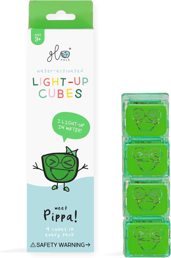 Light-up Badspeelgoed | Pippa - Groen | Glo Pals - Lief Uiltje