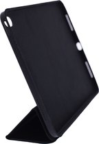 LuxeBass Apple iPad Air 4 10.9 (2020) Tri-Fold - Multi-Stand Case - Smartcase - Smart Cover - Hoesje - Beschermcase - Zwart