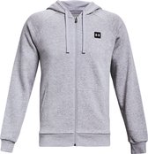 Veste de Sport pour Homme Under Armour RIVAL TERRY FZ Gris clair