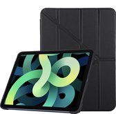 Mobigear Tablethoes geschikt voor Apple iPad Air 5 (2022) Hoes | Mobigear Origami Bookcase - Zwart