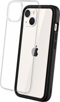 Apple iPhone 13 Hoesje - Rhinoshield - MOD NX Serie - Hard Kunststof Backcover - Transparant / Zwart - Hoesje Geschikt Voor Apple iPhone 13
