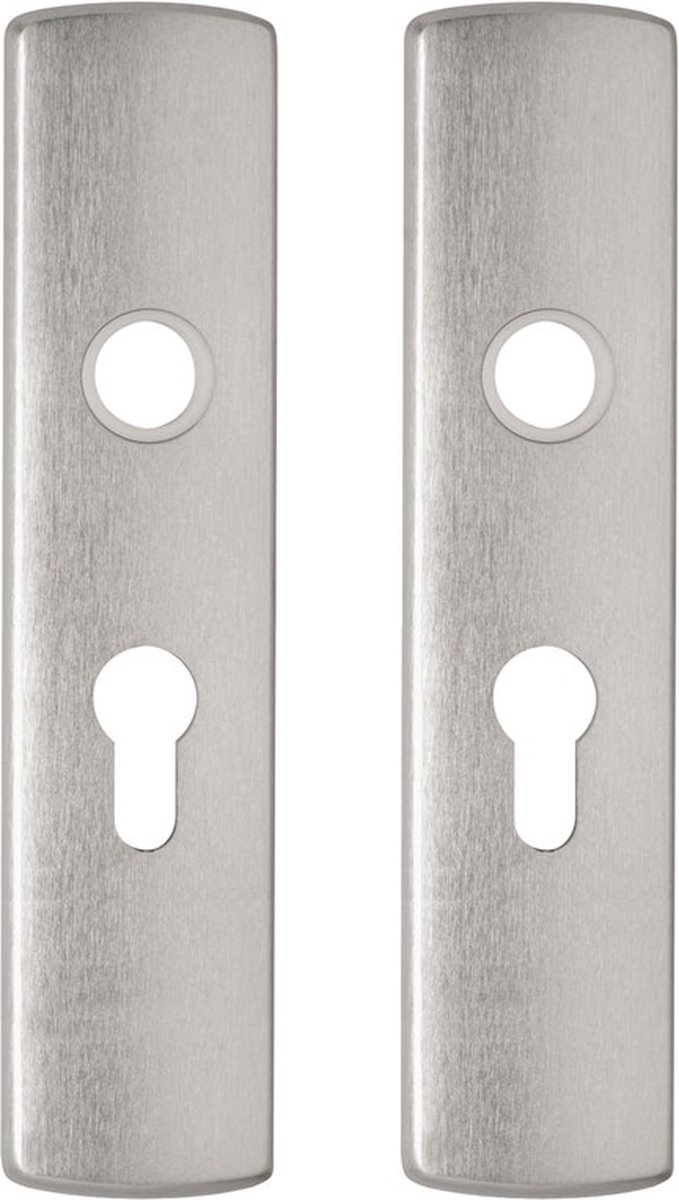 Axa deurschild (binnen) - aluminium - f1 aluminium naturel - (lxb) 200x45mm - 8713249233437