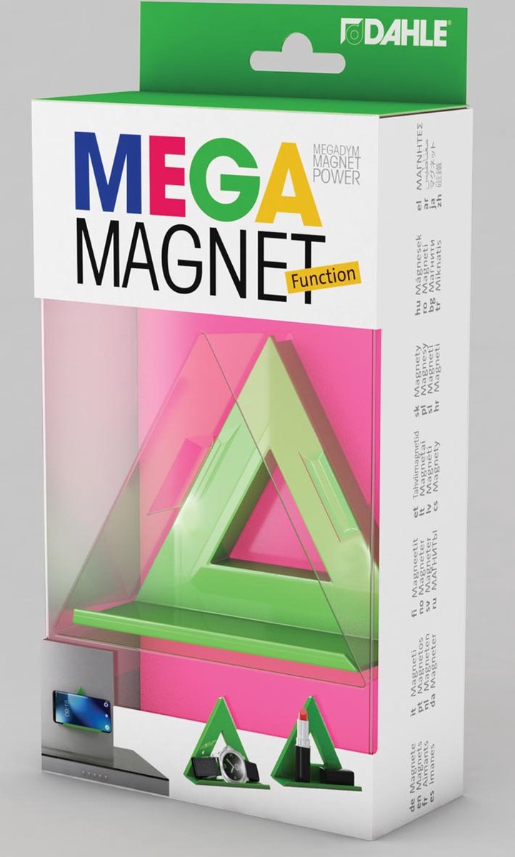 Dahle MEGA Magnet DELTA XL Passieve houder Mobiele telefoon/Smartphone Groen