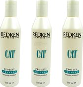 Redken 5th Avenue NYC CAT Protein Shampoo - milde volume + Gloss Hair Care - 3 x 250 ml