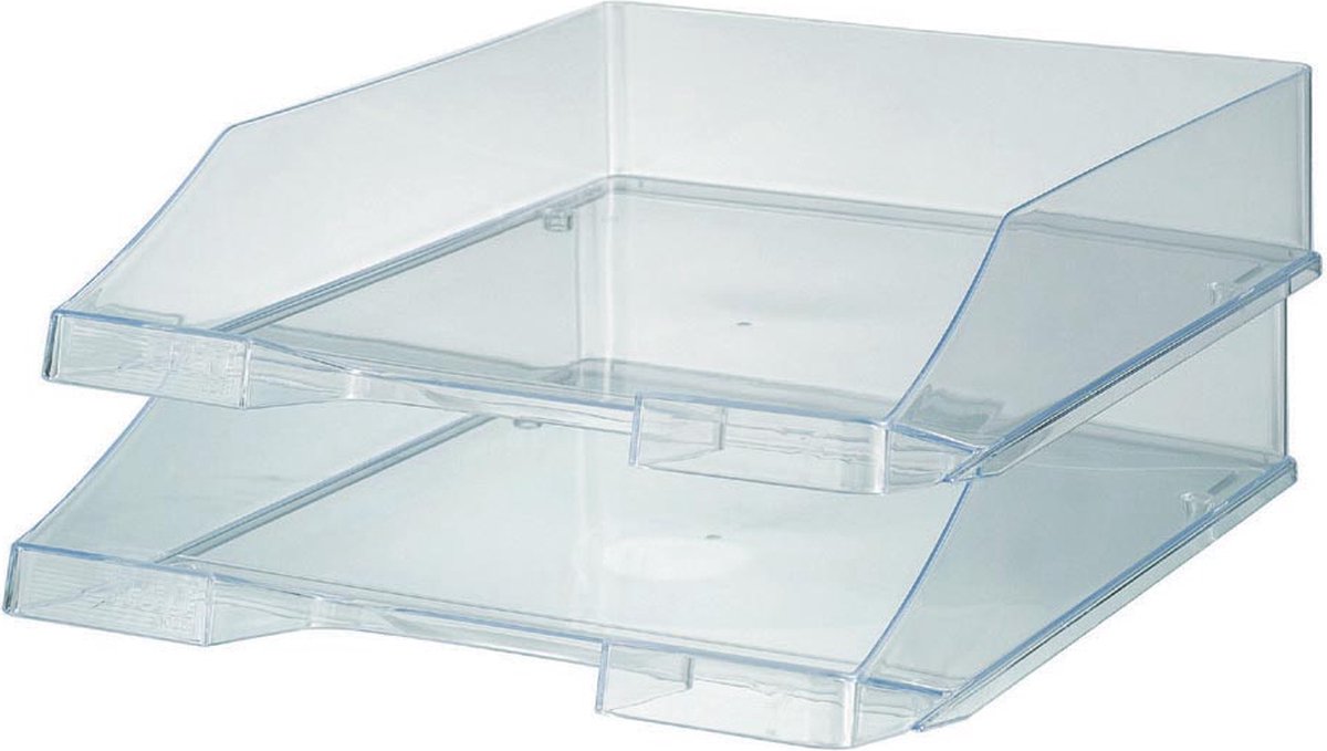 Brievenbak Qbasic A4 transparant | 6 stuks
