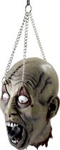 Halloween Hangend zombie horror hoofd - Halloween/horror decoratie poppen