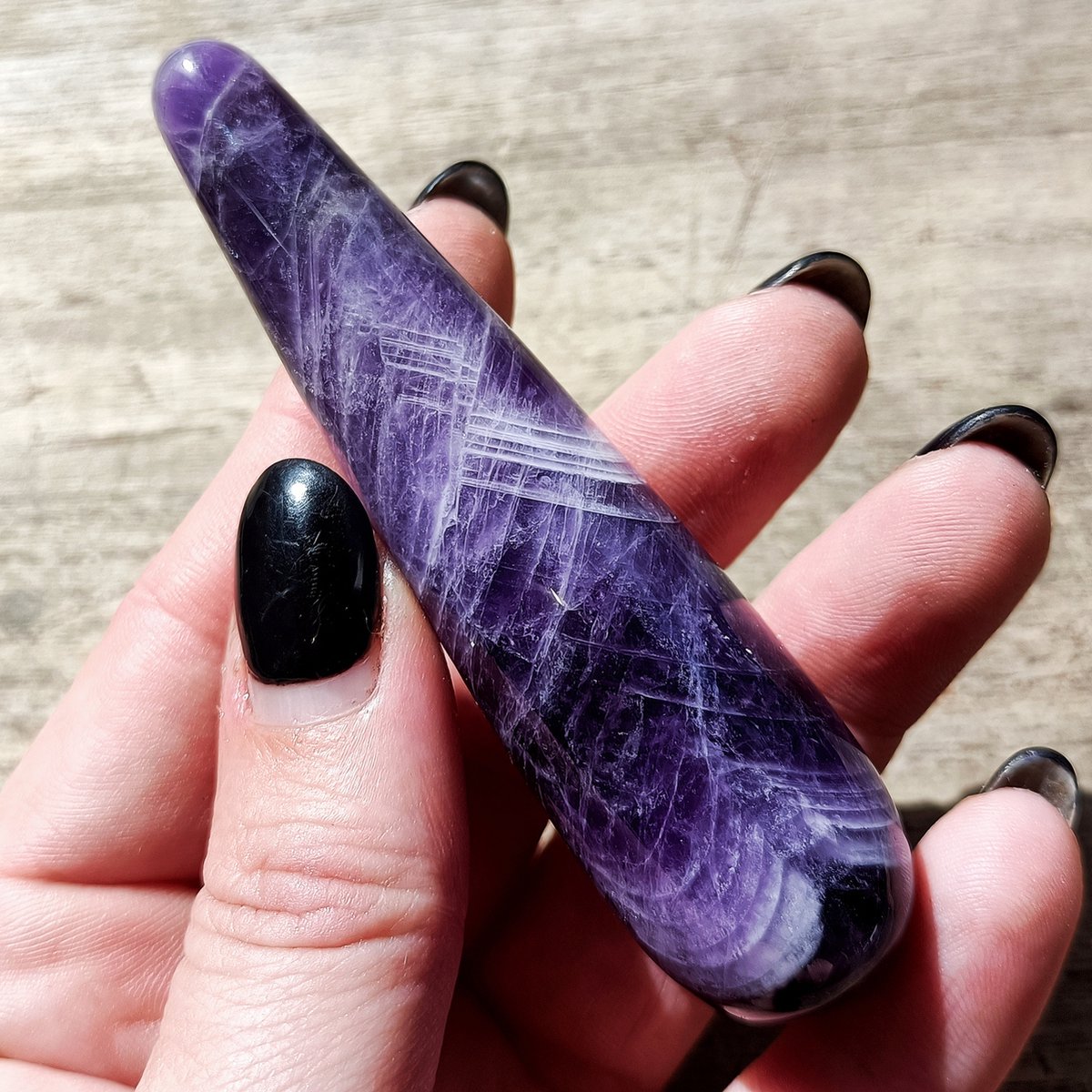 Goedkoopste Amethist - Intuïtie - Massagestaaf - Magic Wand 2x9 cm - Massage - Reiki - Chakra