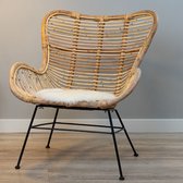 Coussin de chaise en peau de mouton WOOOL ® - Wit Classic (38x38cm) SQUARE - Coussin de chaise - 100% réel - Un côté