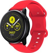 Siliconen bandje - geschikt voor Samsung Gear S3 / Galaxy Watch 3 45 mm / Galaxy Watch 46 mm - rood