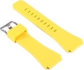 Siliconen bandje - geschikt voor Samsung Gear S3 / Galaxy Watch 3 45 mm / Galaxy Watch 46 mm - geel