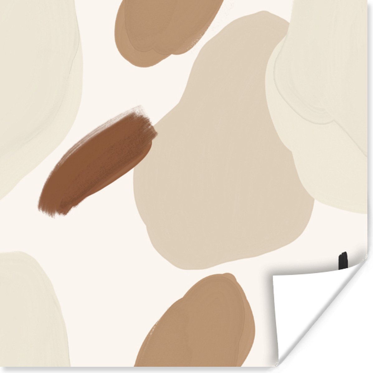 Poster Abstract - Organisch - Design - 50x50 cm