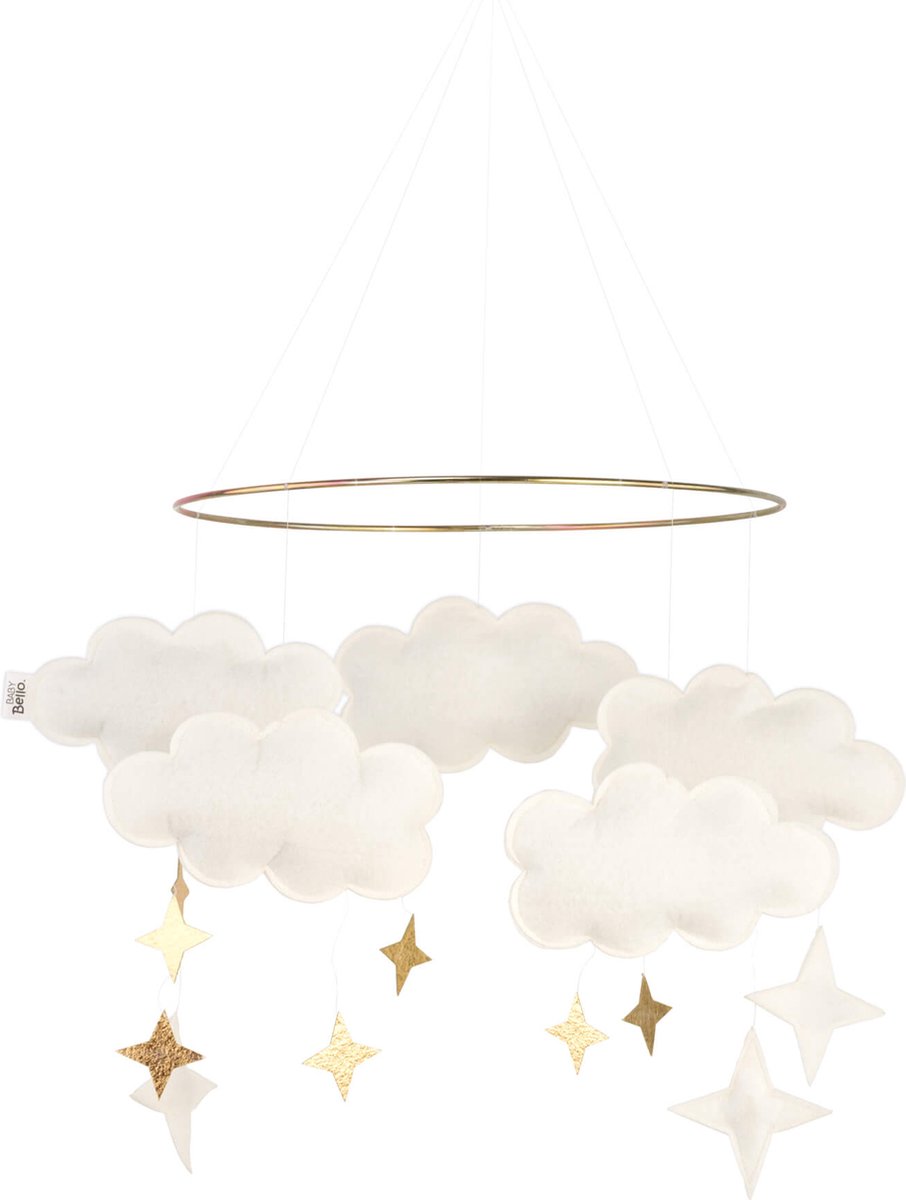 Fantasy Clouds Baby Mobiel - Pearl White