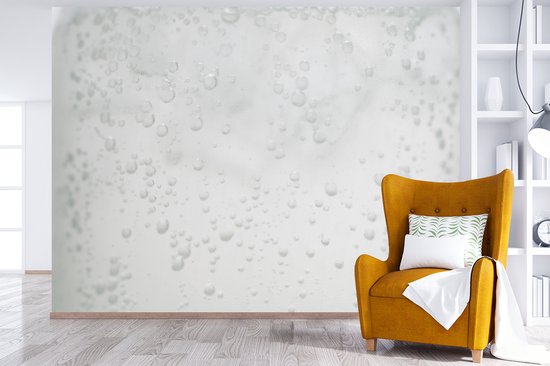 Papier peint photo peint photo vinyle - Petites bulles d'air dans l'eau largeur 295 cm x hauteur 220 cm - Tirage photo sur papier peint (disponible en 7 tailles)