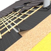 HPX Airtight Roof afdichtingstape - duurzaam luchtdicht bouwen - grijs - 60 mm x 25 m