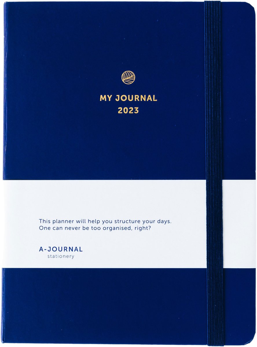 A-journal My Journal Agenda - 2023 - Donkerblauw - A5