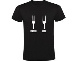 Plastic Metal Heren T-shirt - Rock - Muziek - Heavy Metal - Hardrock - shirt