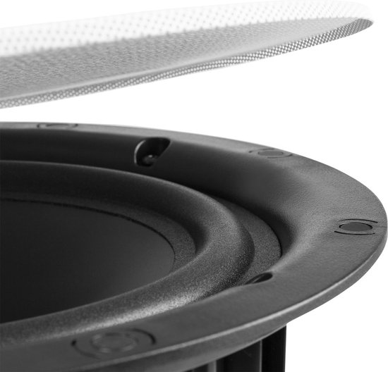 Bluetooth plafond speaker - Power Dynamics NCBT601 - Actieve inbouw speaker - 6.5'' - 30W - Wit van Power Dynamics — afbeelding 4
