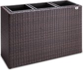 Casaria Staande Plantenbak – met Waterafvoer 83x30,5x60cm – Bruin