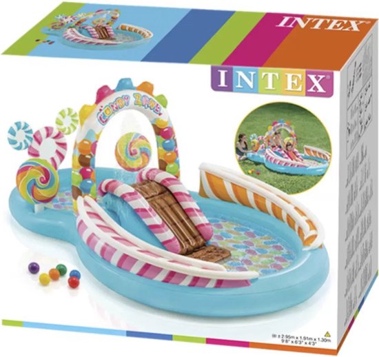 Intex Speelzwembad Candy Zone - 295x191x130cm - Intex