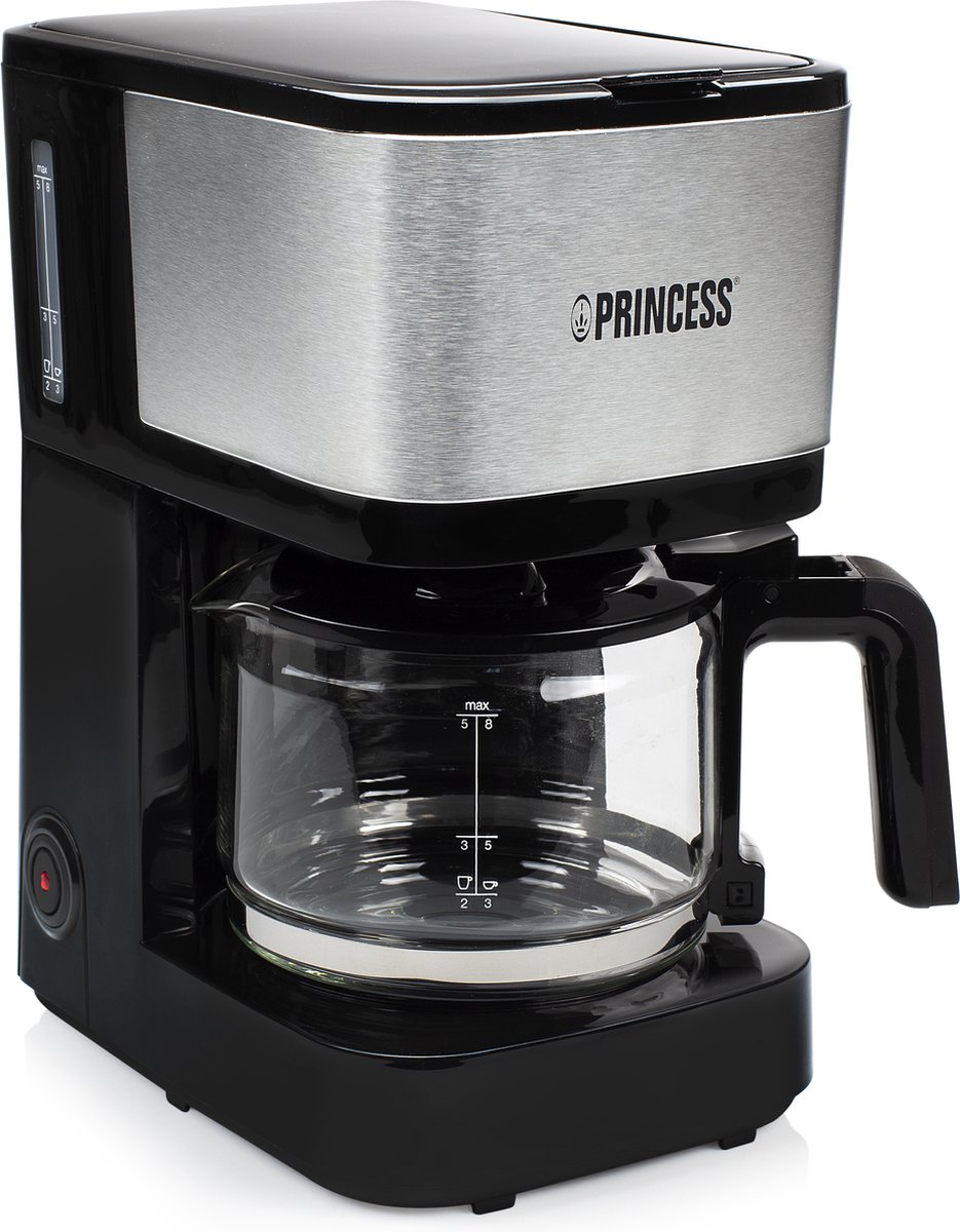 Princess 246030 Compact 8 - Filter-koffiezetapparaat - Zwart - 750 ml | bol
