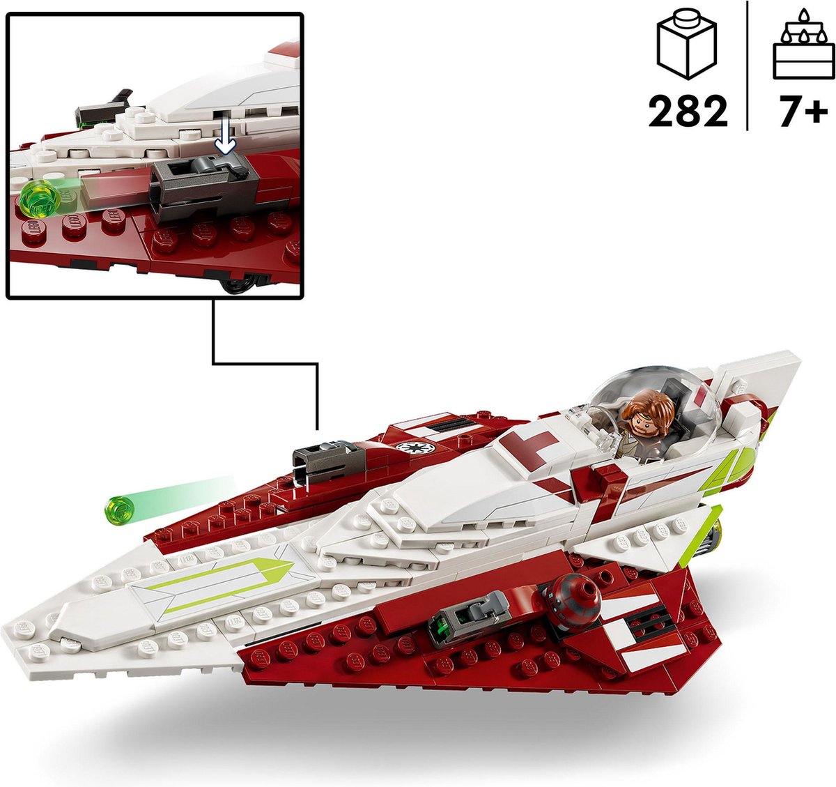 LEGO Star Wars De Jedi Starfighter van Obi-Wan Kenobi - 75333 — afbeelding 15