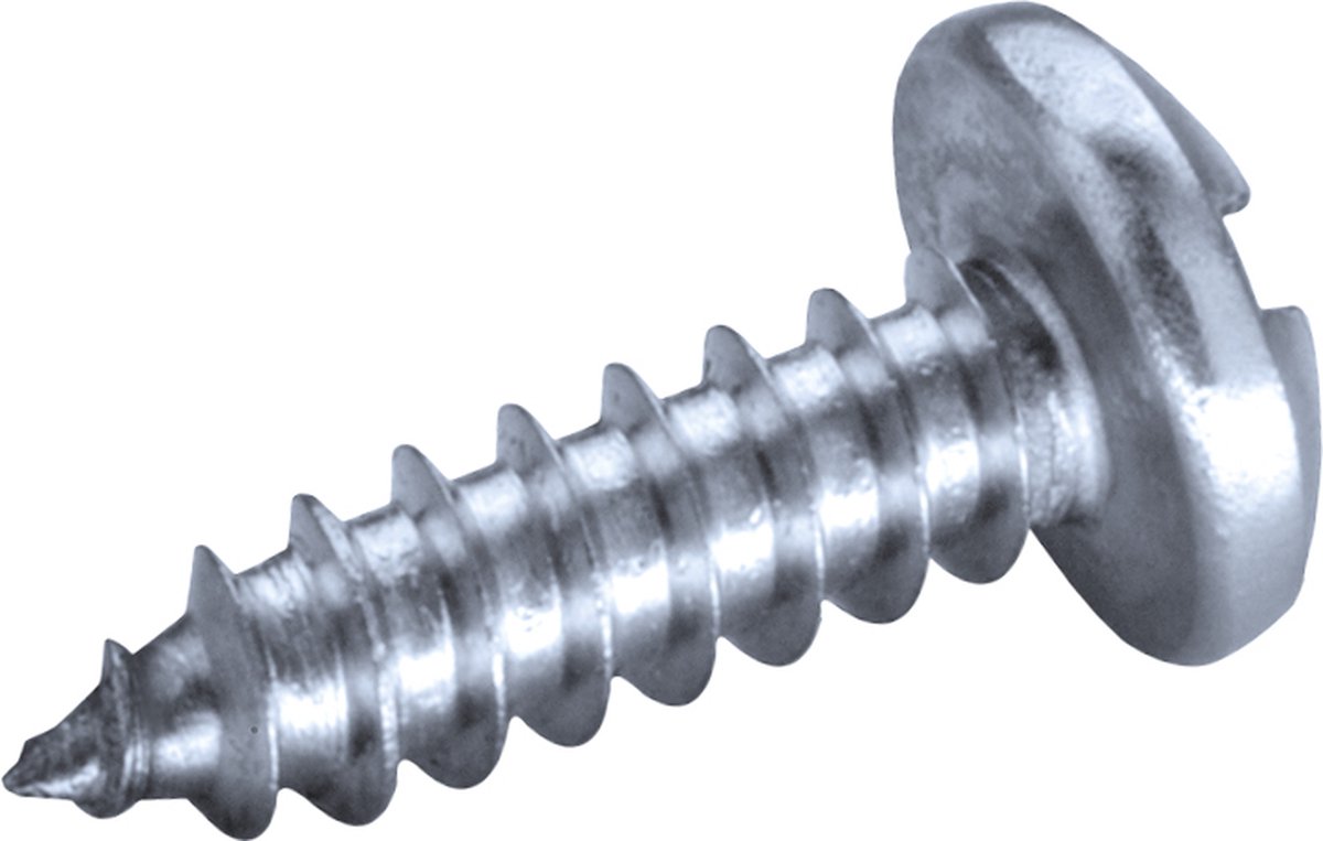 GOEBEL® - 1000 x Bolkop plaatschroeven (Ø x L) 4,2 x 13 mm Staal Staal verzinkt GOEBEL zilver GL met Zonder Ring - Schroeven - 1766142130