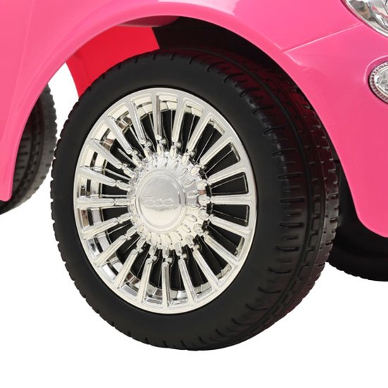vidaXL Loopauto Fiat 500 roze