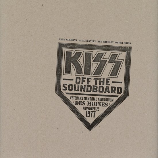 Kiss - Off The Soundboard: Live in Des Moines (2 LP)