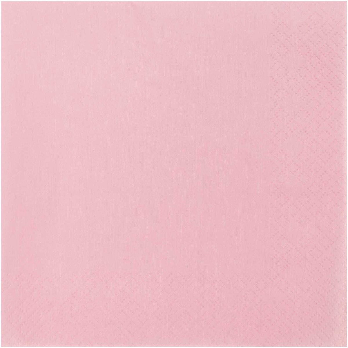 20x Papieren tafel servetten roze 33 x 33 cm - Roze wegwerp servetten diner/lunch - PartyDeco