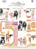 HSPPP002 Hobbydots-Sparkles Patroonpapier 140 x 97 mm, 24 vel, A6 - www