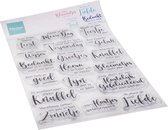 Marianne Design Clear stamps Lieve teksten-kaarten maken-hobby-stempel-scrapbook-embossing