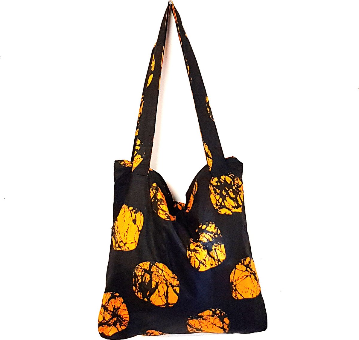 Ladybag ǀ Mombag ǀ Shoppertas - Moon - Kitenge - Handmade