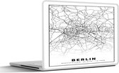Laptop sticker - 12.3 inch - Berlin - Plattegrond - Kaart - Stadskaart - 30x22cm - Laptopstickers - Laptop skin - Cover
