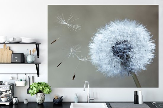 Stickers muraux - Film autocollant - Pissenlit - Bloem - Plante - 160x120 cm - Film adhésif - Stickers muraux Chambre d'enfant - Papier peint autocollant XXL