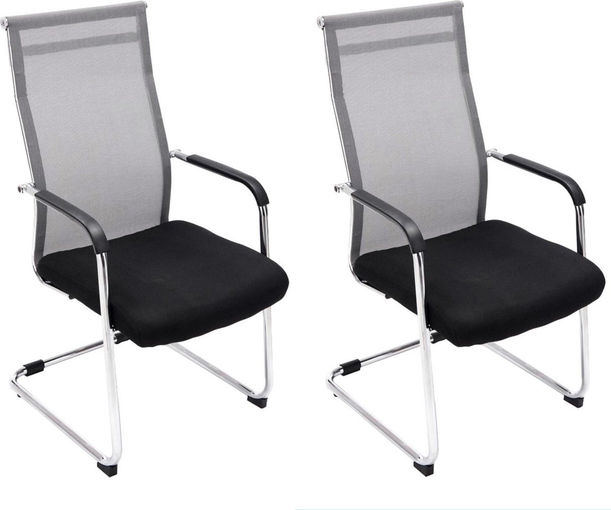 CLP Brenda Set van 2 Eetkamerstoelen grijs