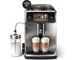 Saeco Xelsis Deluxe SM8785/00 - Espressomachine - 22 Soorten Warme Drankjes - Zwart / Zilver - + AquaClean Filter