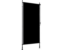 vidaXL - Rolgordijn - voor - buiten - 100x270 - cm - antraciet