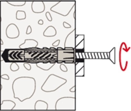 Tassello Universale FISCHER UX 10 S 10X L60mm, 10 Pezzi | Leroy Merlin - 9