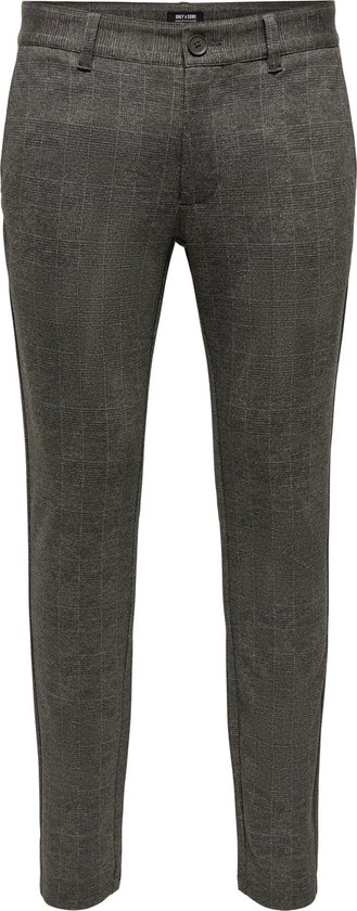 Only & Sons Broek Onsmark Check Pants Hy 9887 Noos 22019887 Slate Black Mannen Maat - W28 X L32