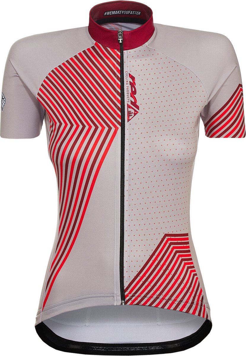 Red Cycling Products Mountain Jersey met korte mouwen Dames, grijs/rood
